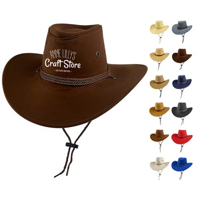 Western Suede Cowboy Hat