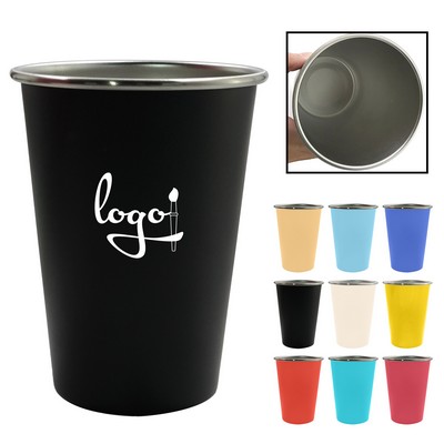 12oz Stainless Steel Outdoor Camping Cup