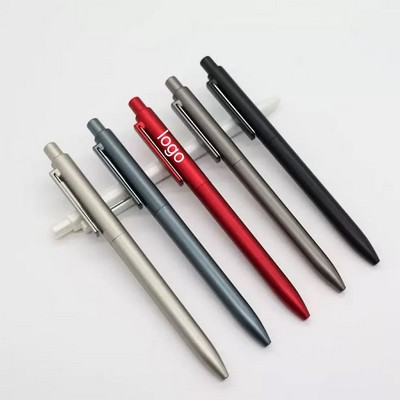 Spring Weighted Click Ballpoint Pen