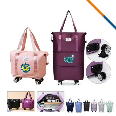 Binzo Expandable Rolling Duffle Bag