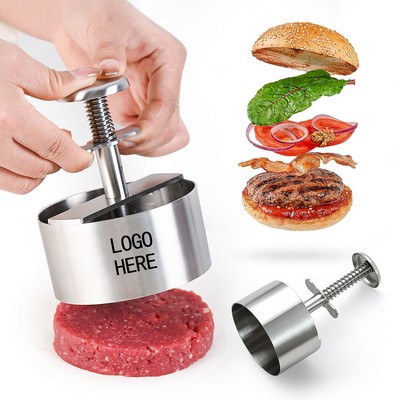 304 Stainless Steel Burger Patty Press & Mold