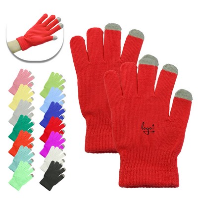 Acrylic Three Finger Touchscreen Gloves