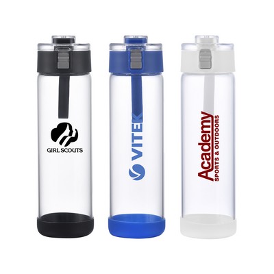 22 oz. Glass Bottle with Silicon Carrying Loop