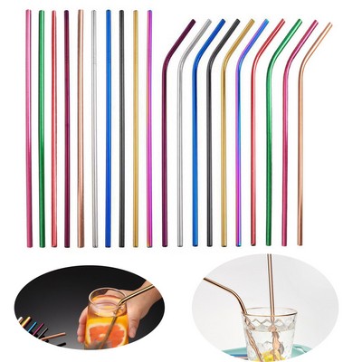 Single Stainless Steel Straw (6mm) - COLORED