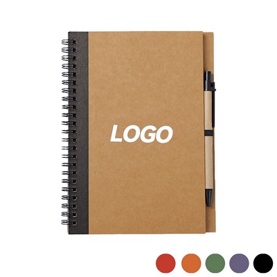 Recycled Notebook with Pen
