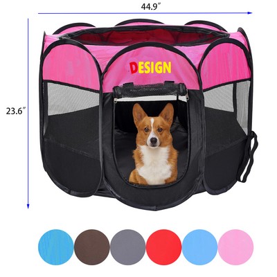 Foldable Dog Playpen Portable Dog Crate