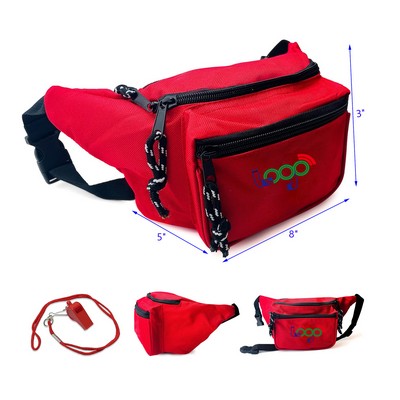 Lifeguard Pack with Whistle First Aid Hip Pack