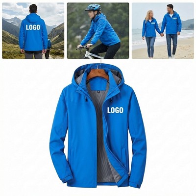 Mens Waterproof Windproof Outdoor Jacket(S-5XL)