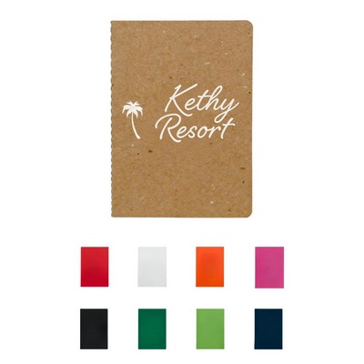 5" x 8" Stitched Kraft Paper Notebook