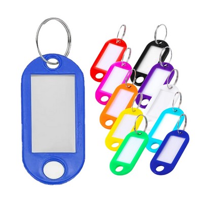 Plastic Tag Keychain
