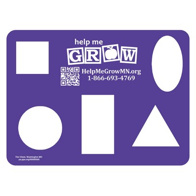 Mini Poly Stencil - Shapes