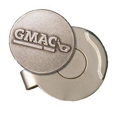 Economy Hat Clips Pearl Nickel w/ 3/4" ColorQuick Ballmarker