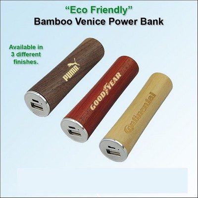 Bamboo Venice Power Bank 2200 mAh No Extra Tariff