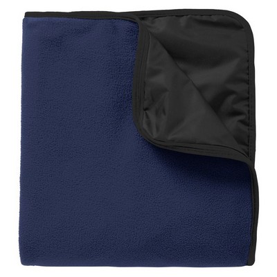 Port Authority Fleece & Poly Travel Blanket.