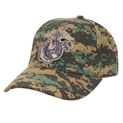 Deluxe Low Profile Insignia Caps - Globe & Anchor