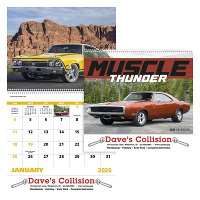 Good Value™ Muscle Thunder - Spiral Calendar