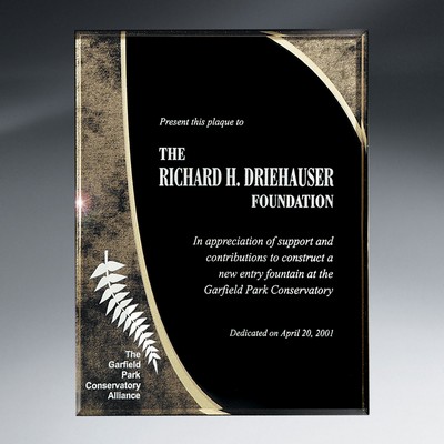 Medium Gold Halley Plaque
