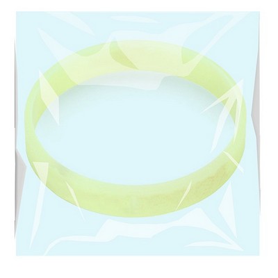 Individually Packaged Blank Silicone Wristband