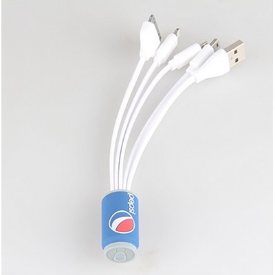 Custom PVC 3 in 1 Charging Cable