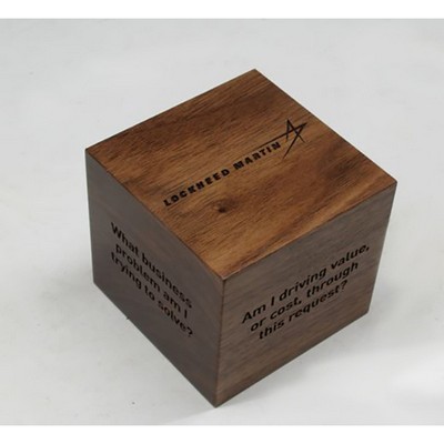 2.75" Wood Inspiration Cube