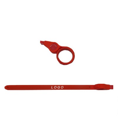 Slap-On Silicone Whistle Wristband