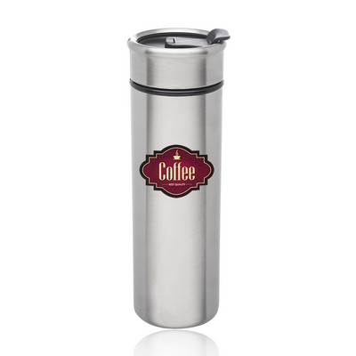 14 Oz. Fritz Stainless Steel Travel Mugs Tumbler