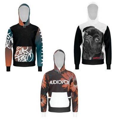 IMPORT Indigo Unisex Dye-Sublimated Pullover Hoodie