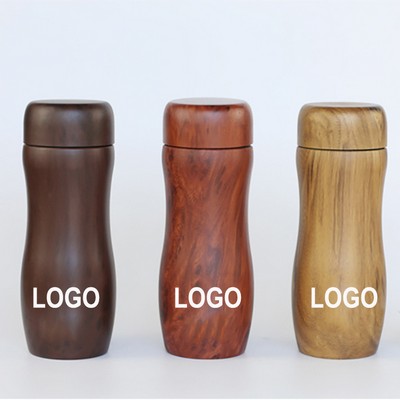 10 Oz. Wood Grain Boccaro Vacuum Cup