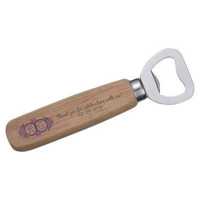 Classic Wood Bottle Opener