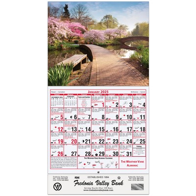 Weather Vane Almanac Spring Calendar