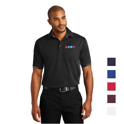 Port Authority® Dry Zone Colorblock Ottoman Embroidered Polo