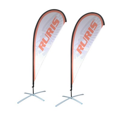 7.2' Single Sided Teardrop Flag Kit