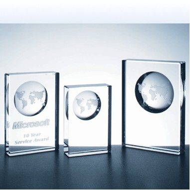 6" Beveled Globe Block