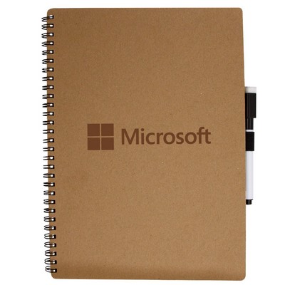 Whiteboard Notebook with Dry Erase Marker