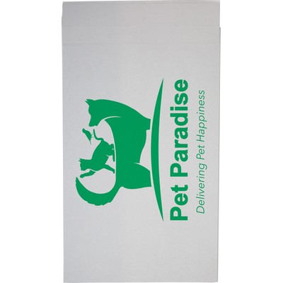 One Color White Eco-Shipper Expandable Paper Mailer (12.5" W x 20" H x 4" D)