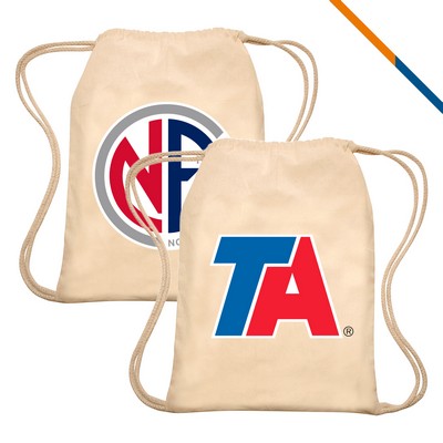 Roslo Cotton Drawstring Backpacks