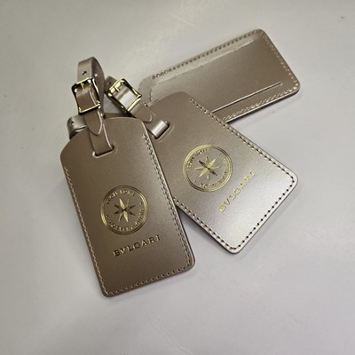 Elegant Leather Golf and Travel Tag - Made in the USA