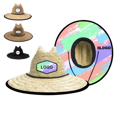 Straw Beach Lifeguard Hat