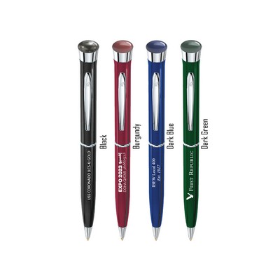 Aura Collection- Garland® USA Made Hefty | High Gloss Pen | Chrome Accents | Pearlescent Dome