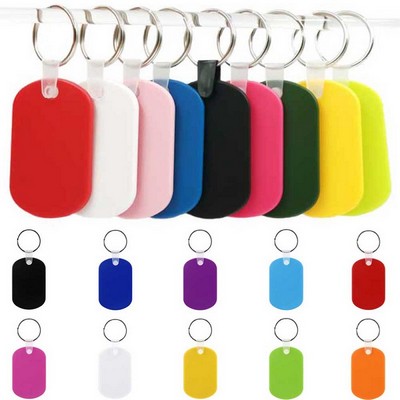 Oval PVC Key Tag