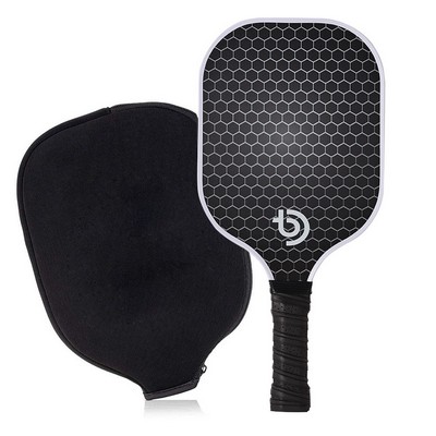 Carbon Fiber Pickle ball Paddle With Cover - Single