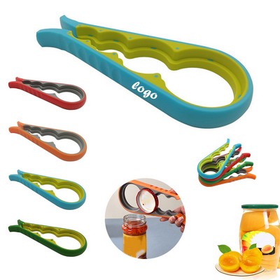 4-in-1 Plastic Jar Can Bottle Opener: Your Everyday Helper