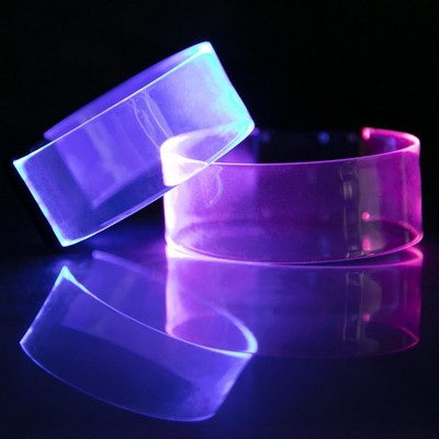 Custom Laser Engraved LED Magnetic Wristband Bracelet