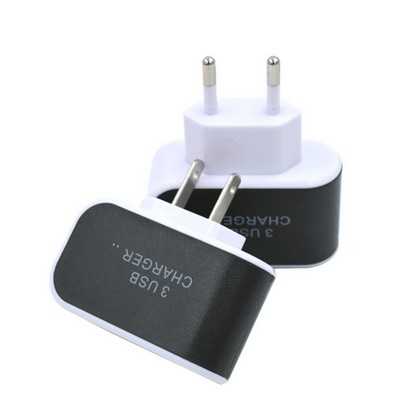 Candy Color Portable Charger Adapter (2.48"x 2.16"x 0.98")