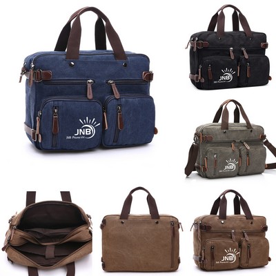 Canvas Travel Backpack with Spacious Capacity