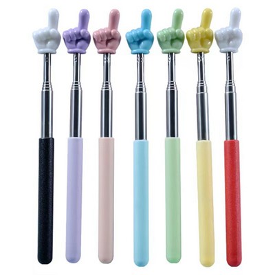 Teacher Pointer Sticks Finger