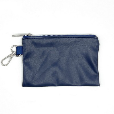 Portable Cosmetic Bag Zippered Pouch