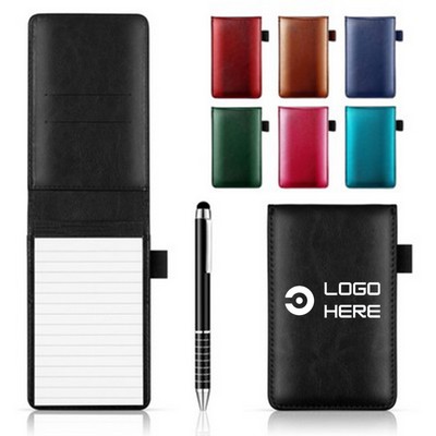 Mini Pocket Notepad Holder Set