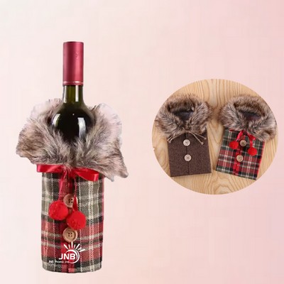 Christmas Wine Bottle Decoration for Holiday Parties