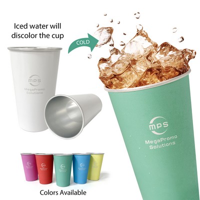 15oz Cold Color Changing Aluminum Tumbler